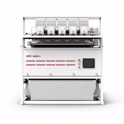 Máquina clasificadora de vidrio AMD® KGS5(KP) con tecnología de IA